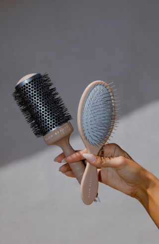Styling Duo creating a salon-quality blowout