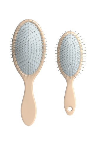 Glow Beauty Detangling Duo — full and mini detangling brush set