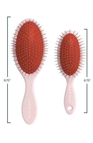 The Mini Detangling Brush - Ballerina Pink